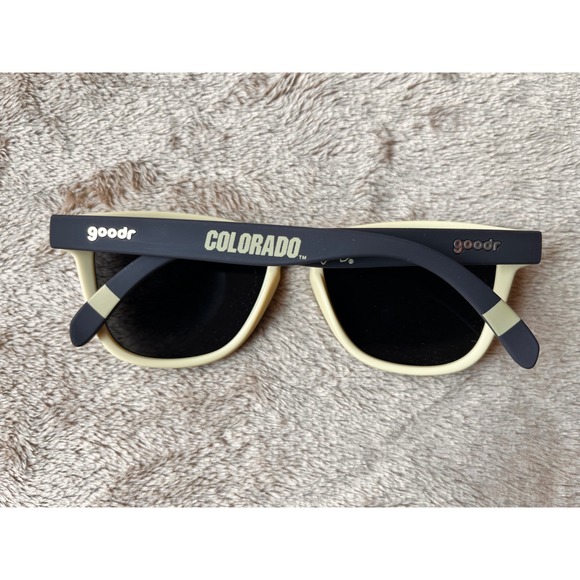 Goodr University of Colorado Boulder Buffaloes Sunglasses Polarized Cream Black - Picture 5 of 8